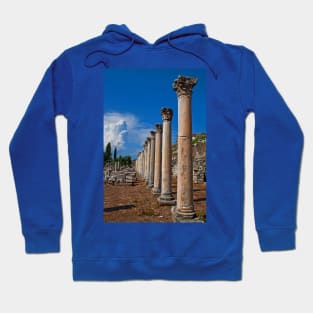 Turkey. Ancient Ephesus. Columns. Hoodie